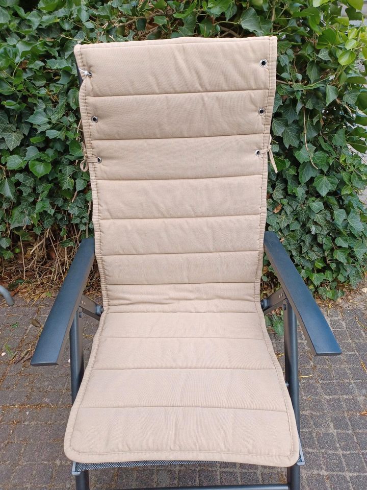 Sitzauflage für Klappsessel beige NEU in Gnarrenburg