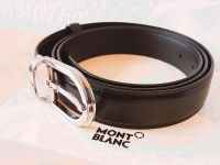 Montblanc 114416 Luxus Ledergürtel 30mm, Palladium Schleswig-Holstein - Flensburg Vorschau