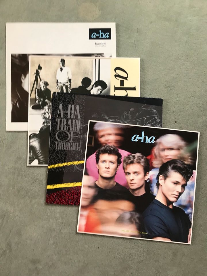 A-HA Sammlung vinyl 4 maxi singles in Weingarten