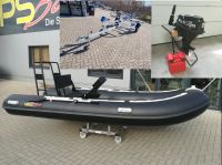 Rib Schlauchboot Alu 4,20m x,1,96m mit 15 PS und Trailer Neu Schleswig-Holstein - Elmenhorst Kr Stormarn Vorschau