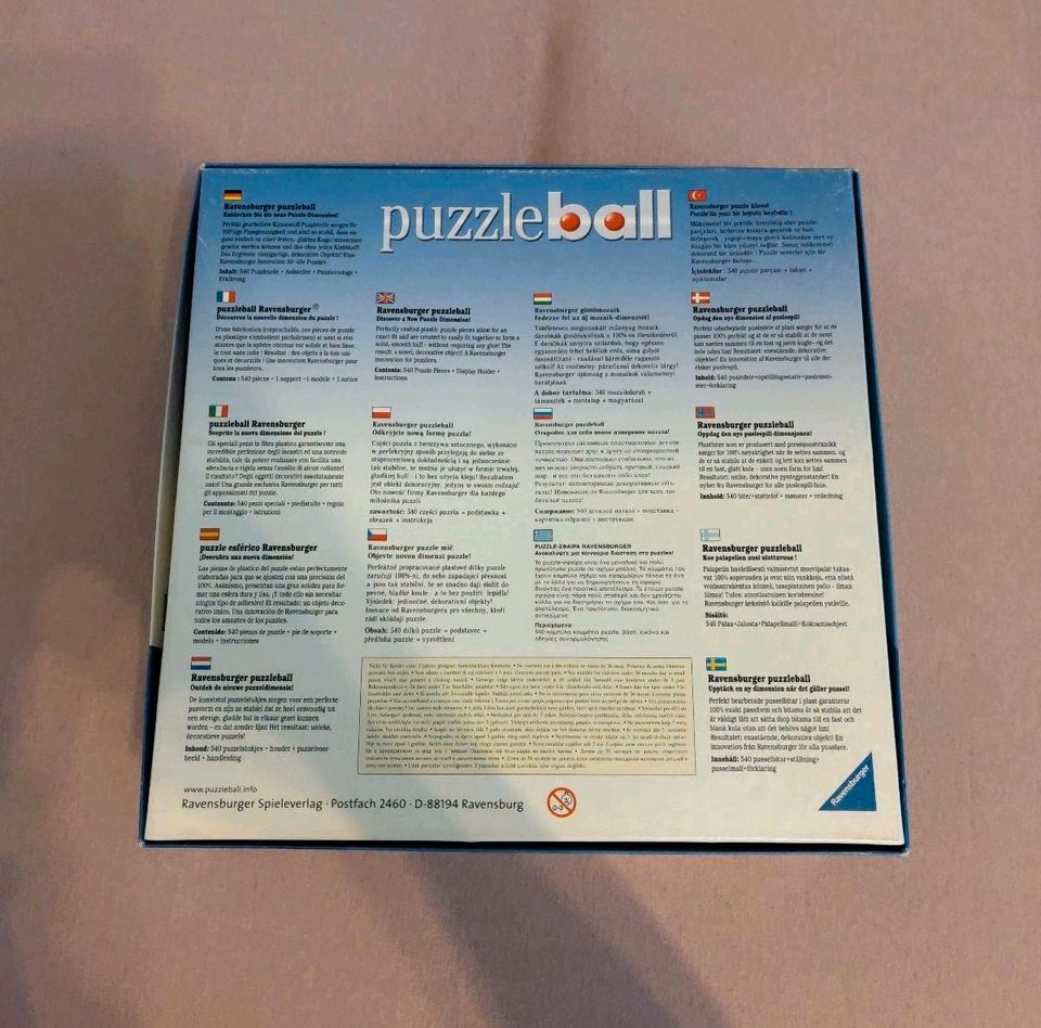 Puzzel Globus in Würzburg