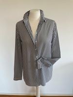 COMMA Damen Bluse weiß schwarz gestreift Größe 36 Bayern - Bonstetten Vorschau