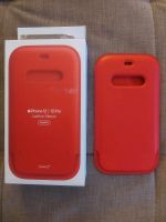 iPhone 12/ 12 Pro Lederhüller rot Leather Sleeve neu Sachsen - Plauen Vorschau