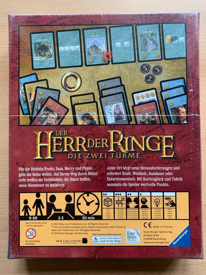 Ravensburger  Herr der Ringe Die zwei Türme Kartenspiel  Neu OVP in Stade