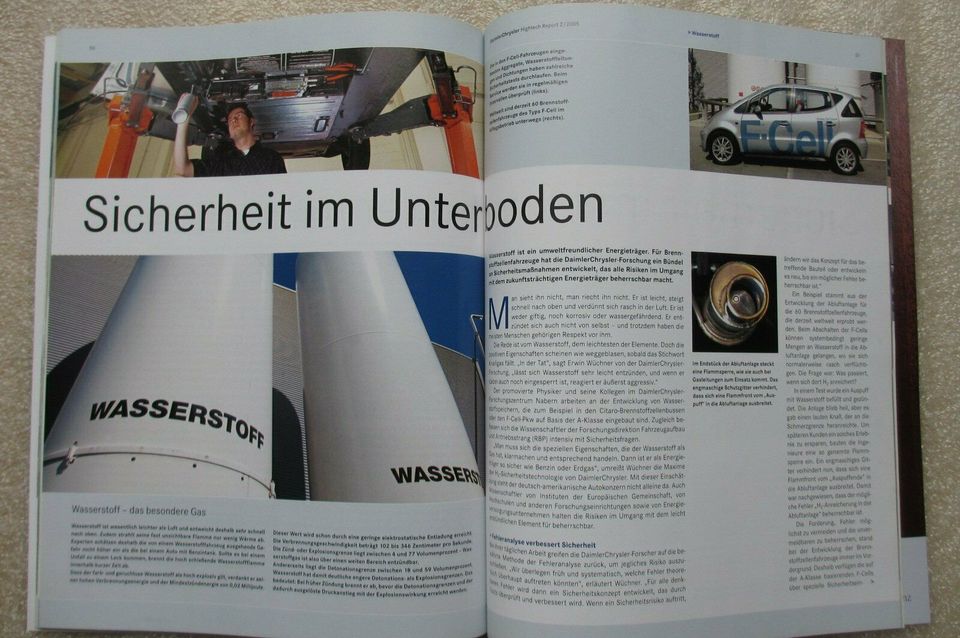 Mercedes / Daimler Chrysler Zeitschrift Hightech Report 02 / 2005 in Ennigerloh