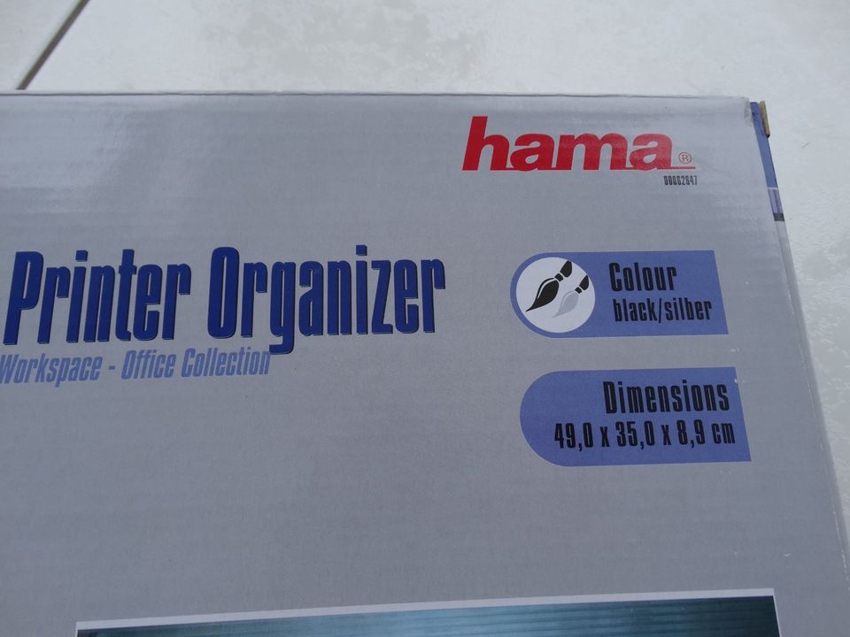 ✅Hama Drucker Organiser Schreibtisch Organizer, Monitor Untergest in Schwarzenbruck