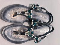 ♦️Dockers Sandalen FlipFlop Leder 41 Glitzer Bayern - Wallersdorf Vorschau