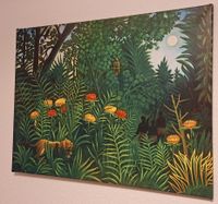 Henri Rousseau Kunstdruck auf Leinwand Jungle 80x60cm Baden-Württemberg - Backnang Vorschau