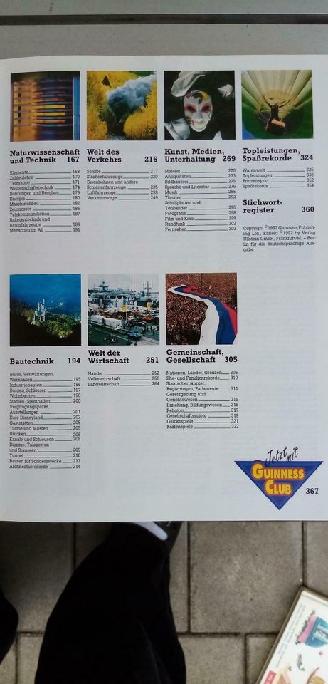 Das neue Guinness Buch der Rekorde 1993 in Memmelsdorf