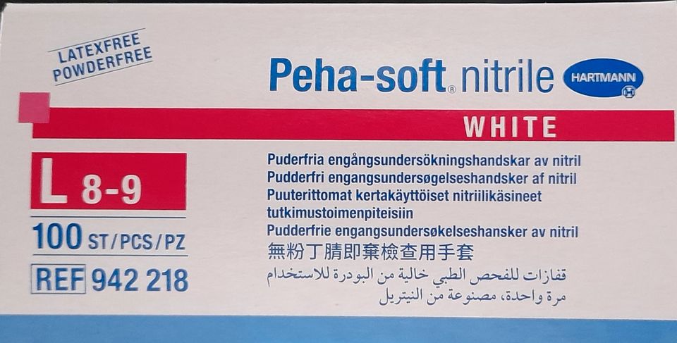 1 Pk Hartmann Peha-Soft nitrile Untersuchungs Handschuhe,latexfre in Trier