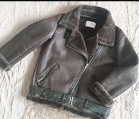 Stylische, weiche Bikerjacke Gr. L anthrazit + warmen Innenfutter Nordrhein-Westfalen - Frechen Vorschau