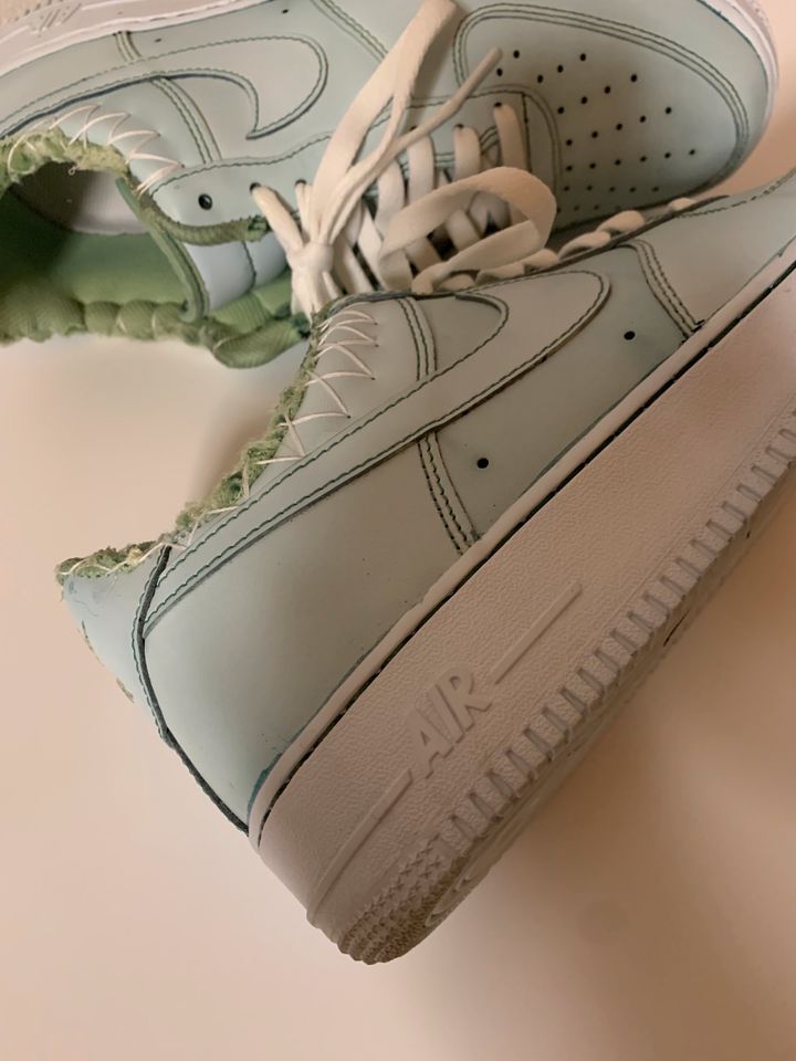 Stealboyz Nike Air Force 1 Custom Mint Green AF1 EU44.5 / US10.5 in Jandelsbrunn