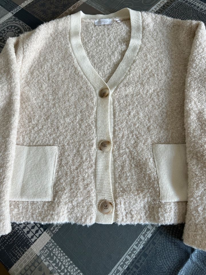 Cardigan, creme, Rich and Royal. Angesagte Boucle ( Teddy) Struk in Nordhorn