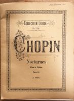 Chopin Nocturnes Piano&Violine Band 2 Collec. Litolff No 1086 Bayern - Utting Vorschau