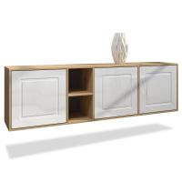 Sideboard Kommode Schrank 182 cm hängend - eiche artisan/weiß Nordrhein-Westfalen - Bad Oeynhausen Vorschau