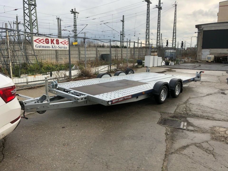 ⭐⭐ kautionsfrei Anhänger mieten ab 10€ Vermietung BrianJamesTrailers 2600kg e-Winde 500x200cm Kfz-Trailer Autotransporter tiefergelegte Autos abschleppen Motorrad Rennwagen BJT in Leipzig