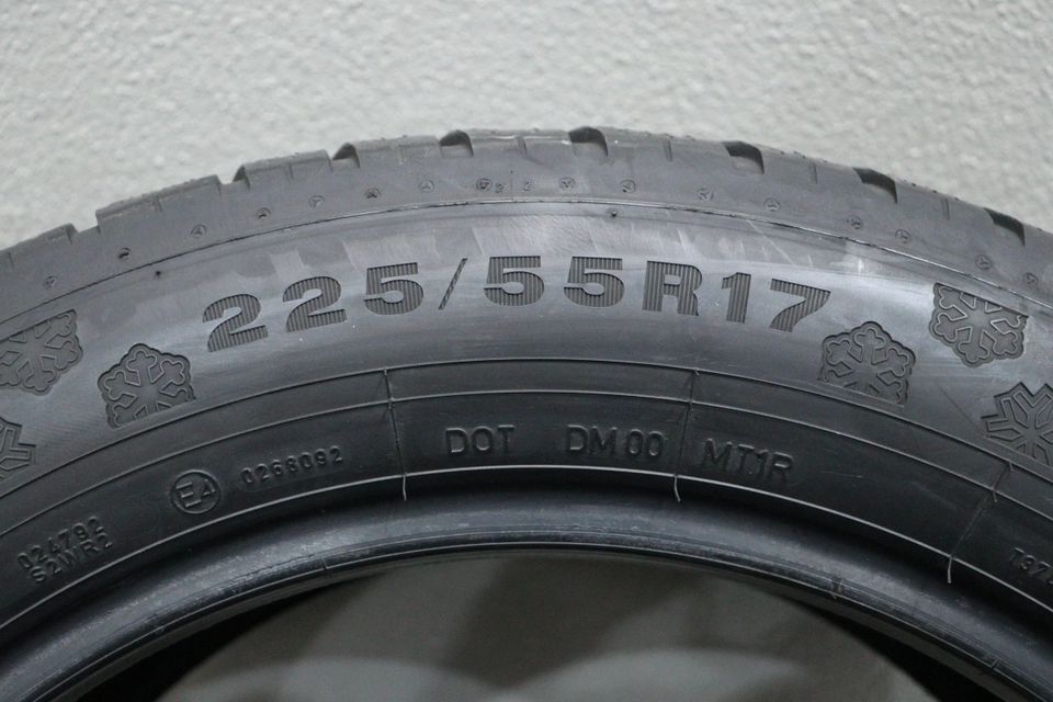 2x Dunlop Winter Sport 4D MO* 225 55 R17 97H Winterreifen Reifen in Großmehring