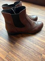 Braune Chelsea Boots Gr. 41 Echttleder Leipzig - Liebertwolkwitz Vorschau