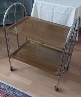 Dinett Servierwagen braun halbseitig klappbar 70er-Jahre Vintage Hessen - Kassel Vorschau