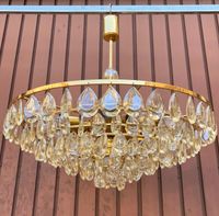 Deckenlampe Palwa Leuchter Kristall vintage Design 60er 70er Gold Nürnberg (Mittelfr) - Mitte Vorschau