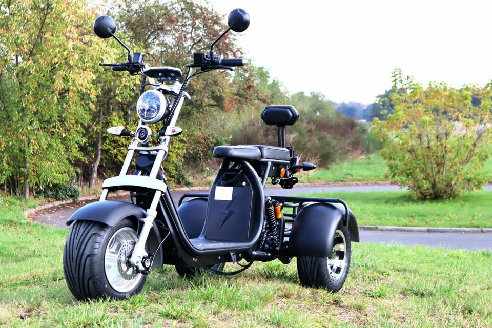 Elektro Chopper Trike E-Scooter E-Roller Straßenzulassung Coco in Maintal