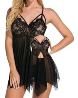 Damen Spitze Negligee Kleid Dessous V-Ausschnitt Babydoll Lingeri Dortmund - Mitte Vorschau