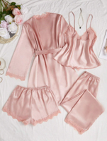 Piyama 4-teiliges Set aus Hemd, Shorts, Hose und Bademantel Baden-Württemberg - Ehningen Vorschau