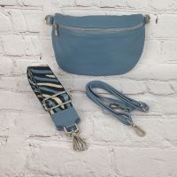 Crossbody Tasche Handtasche Bag Zusatzgurt Echt Leder Jeans Blau Nordrhein-Westfalen - Zülpich Vorschau