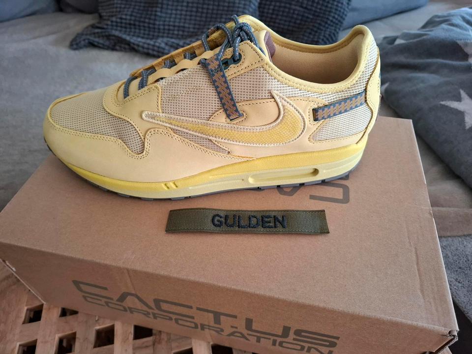 Nike Air Max 1 Travis Scott Saturn US 13 EU 47,5  Neu in Bad Nauheim