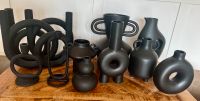 10 teiliges Deko-Set * Vasen * Kerzenhalter * schwarz Brandenburg - Hohen Neuendorf Vorschau