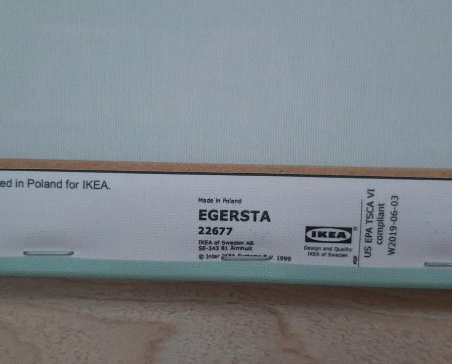 2x Leinwand "Faultier"-Set türkis/orange (IKEA, Egersta) in Delbrück