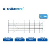 Layher Assco Alugerüst mit Robustböden 172m² Layher Assco Bayern - Vöhringen Vorschau