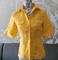 Leinen Bluse Gr XS Damen Jake's gelb wie neu Hessen - Kirchhain Vorschau