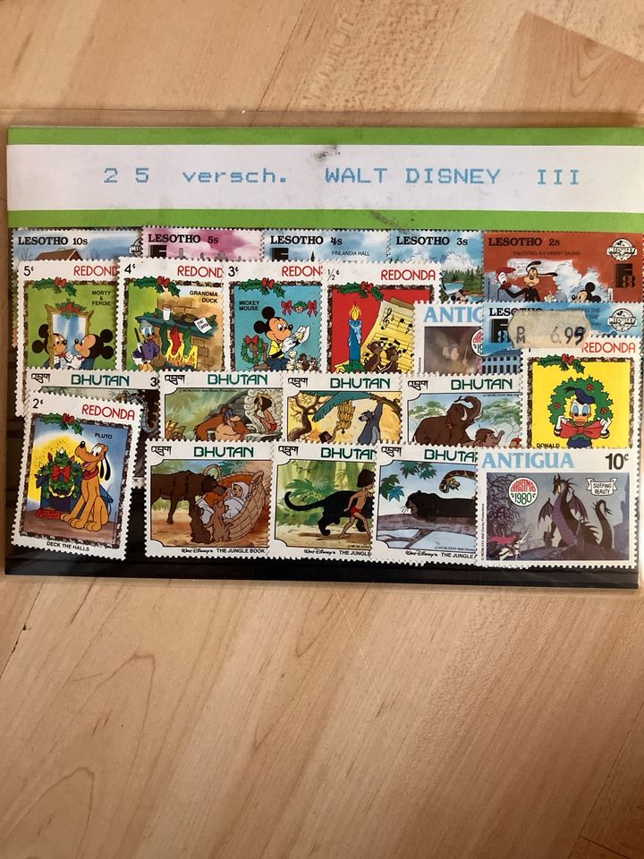 Verschiedene Sammelbriefmarken, Walt Disney, Spanien 90er Jahre in Köln