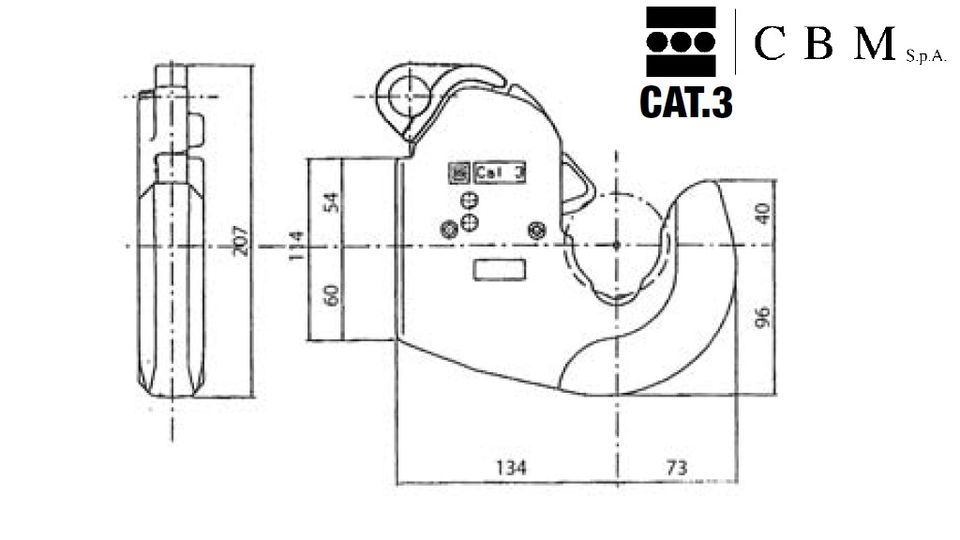 ANSCHWEIßHAKEN FÜR UNTERLENKER KAT. 1, 2, 3 - CBM und ECO in Köln