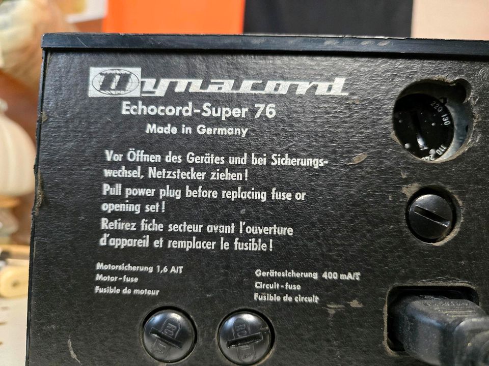 Dynacord Echocord-Super 76 Tape Echo Delay Maschine in Fulda