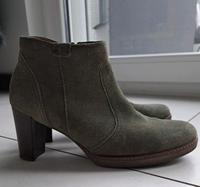 Stiefeletten khaki Echtleder von Gabor Gr. 40 Nordrhein-Westfalen - Pulheim Vorschau