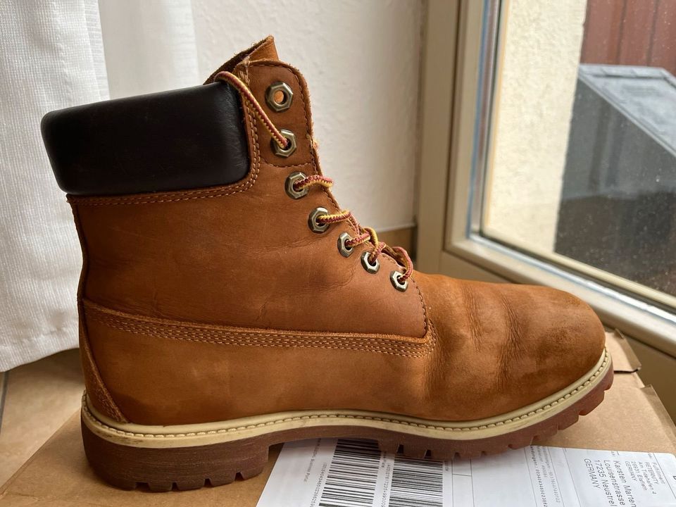 Timberland 6-Inch Boot in Gelb | Größe EU43,5 US9,5 | wasserdicht in Neustrelitz