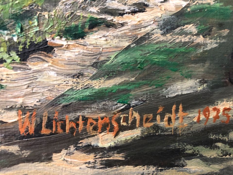 Ölbild mit Barockrahmen in Wuppertal