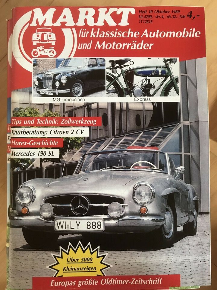Markt  Automobile Oldtimer 1989 1 2 3 4 5 6 7 8 9 10 11 12 in Wenden