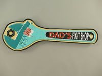 Dad's Fix-It Shop - Wandschild (Gestanzt) 45cm Maulschlüssel 3D Krummhörn - Greetsiel Vorschau