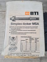 10 Stück Simplex-Anker MSA M 8 x 80, Befestigungsanker Berlin - Köpenick Vorschau