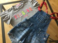 Vingino 2teilig Latz-Jeans T-Shirt Gr. 12 152 Hessen - Hünstetten Vorschau