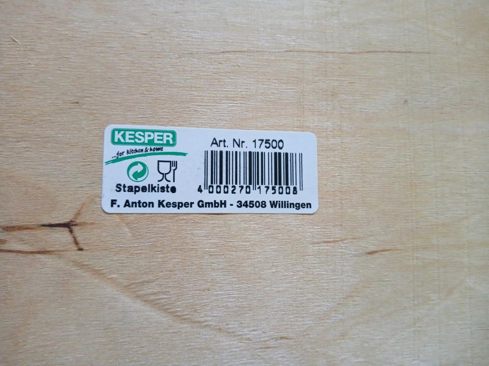 Holzkisten Aufbewahrung Deko Ikea Kesper in Westoverledingen