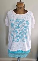 Liberty Shirt + passendes Top! Türkis Gr.L Hessen - Herborn Vorschau