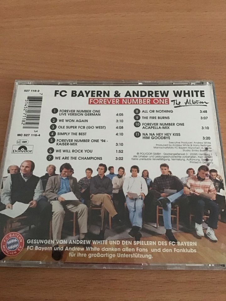 CD FC Bayern und Andrew White in Oberzent
