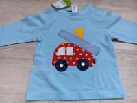 Feuerwehr Geburtstag Shirt neu benäht Handmade 1 gr. 80 Brandenburg - Frankfurt (Oder) Vorschau