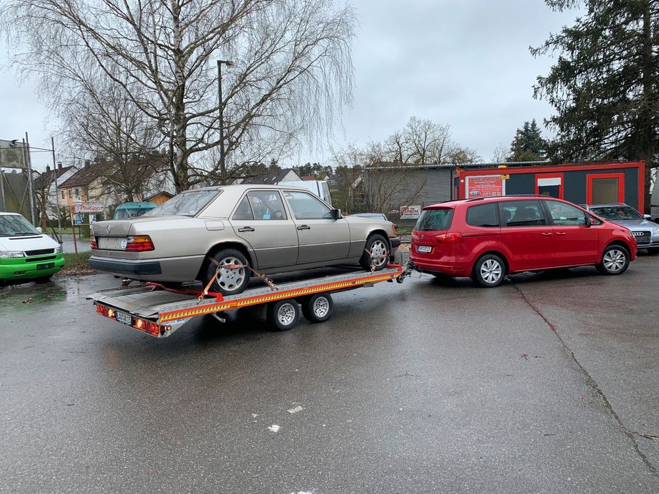 Mercedes W124 200E Anhängerkupplung Schiebedach Schalter Tausch in Königstein