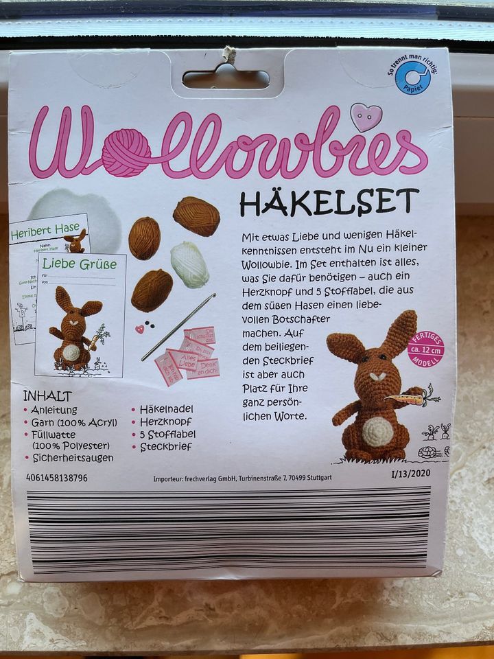 Wollowbies Hase Heribert NEU originalverpackt ungeöffnet in Netphen