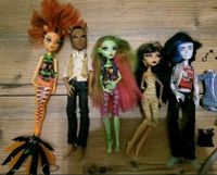 5 Monster High Cleo Clawd Wolf Billy Venus  Toralei Niedersachsen - Celle Vorschau